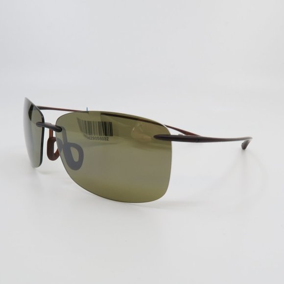 Maui Jim MJ 442-26M AKAU Matte Rootbeer/HCL Bronze Polarized Unisex Sunglasses - Picture 3 of 7